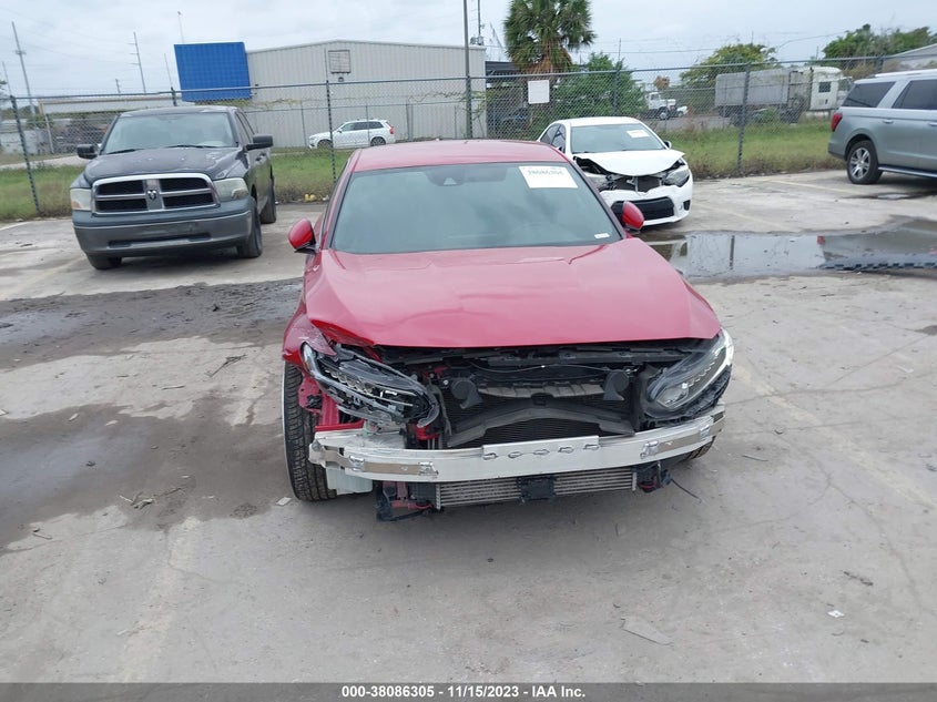 VIN 1HGCV1F34KA165649 2019 HONDA ACCORD SPORT