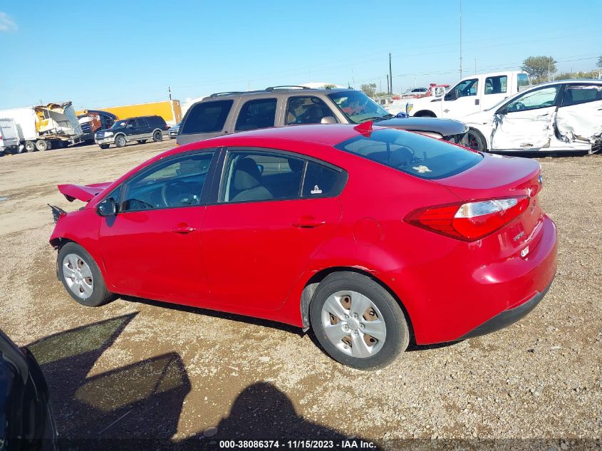 2016 KIA FORTE LX - KNAFK4A66G5562400
