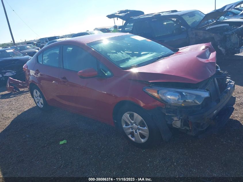 2016 KIA FORTE LX - KNAFK4A66G5562400