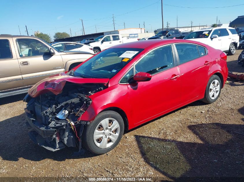2016 KIA FORTE LX - KNAFK4A66G5562400
