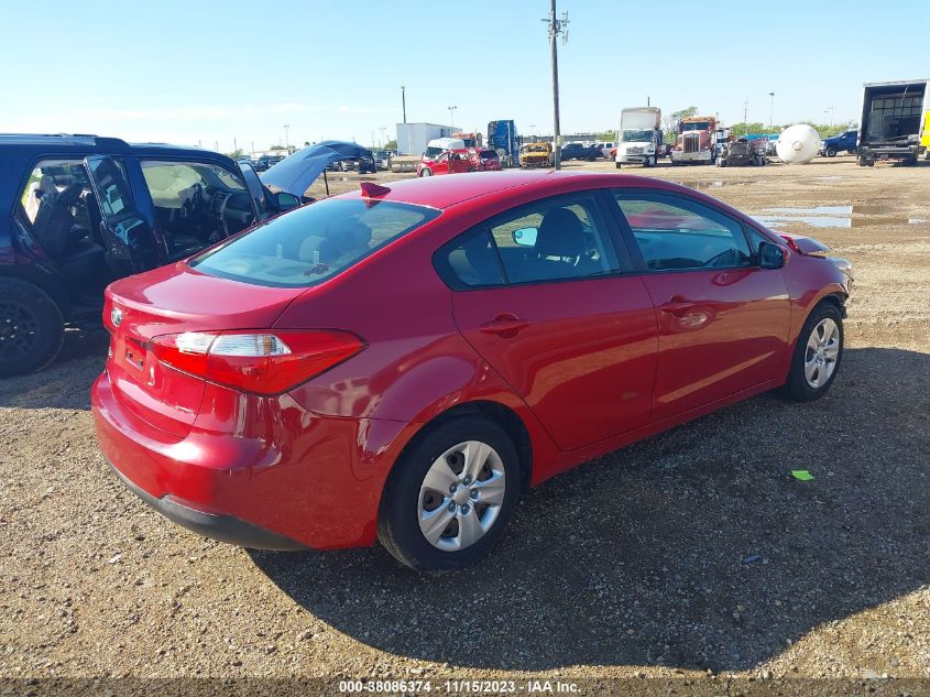 2016 KIA FORTE LX - KNAFK4A66G5562400