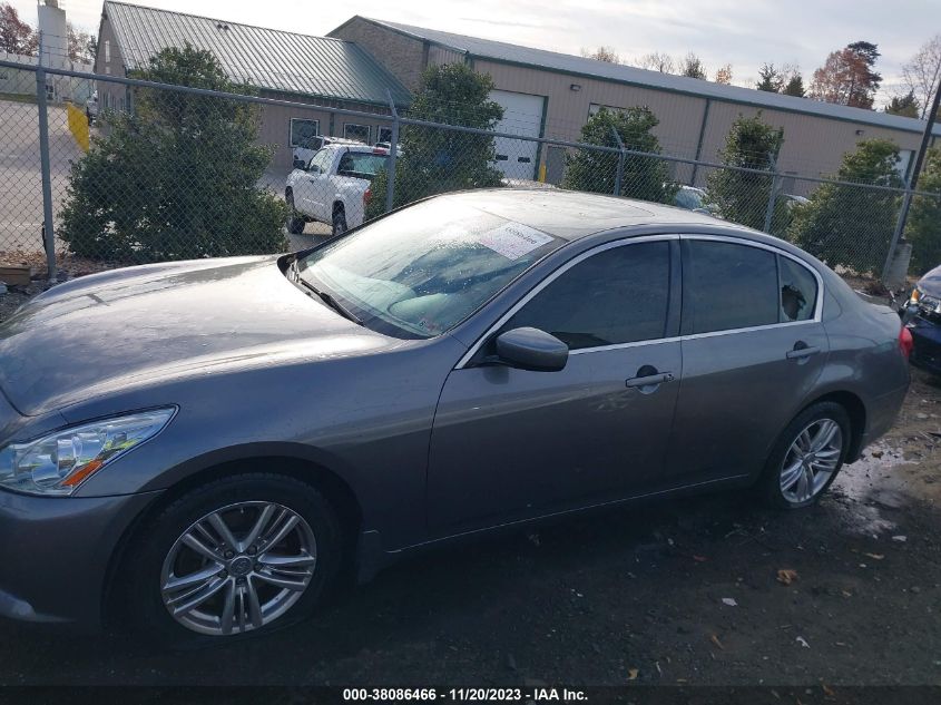 2013 INFINITI G37X - JN1CV6AR6DM768968