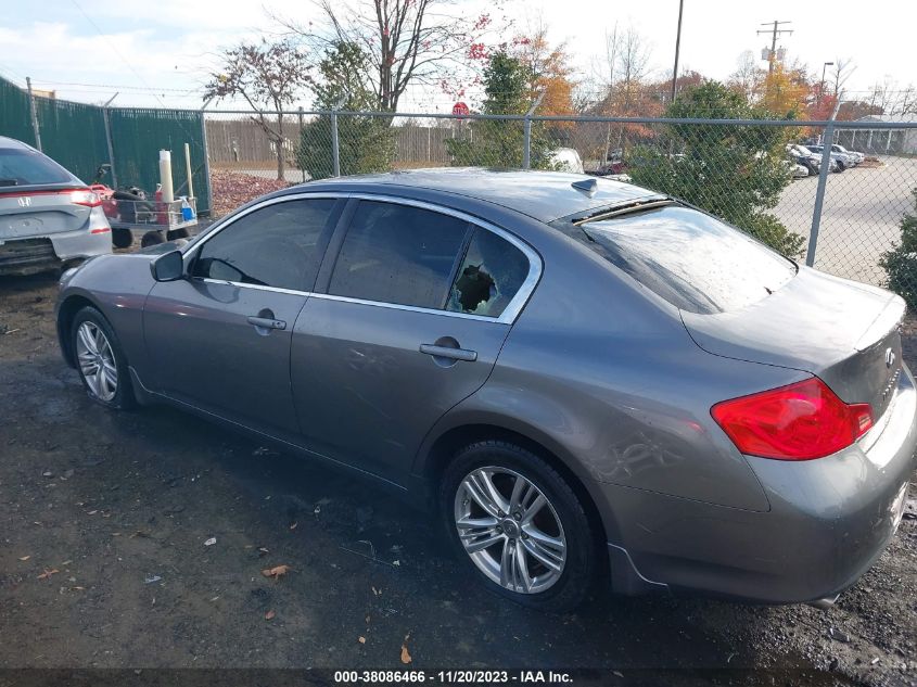 2013 INFINITI G37X - JN1CV6AR6DM768968