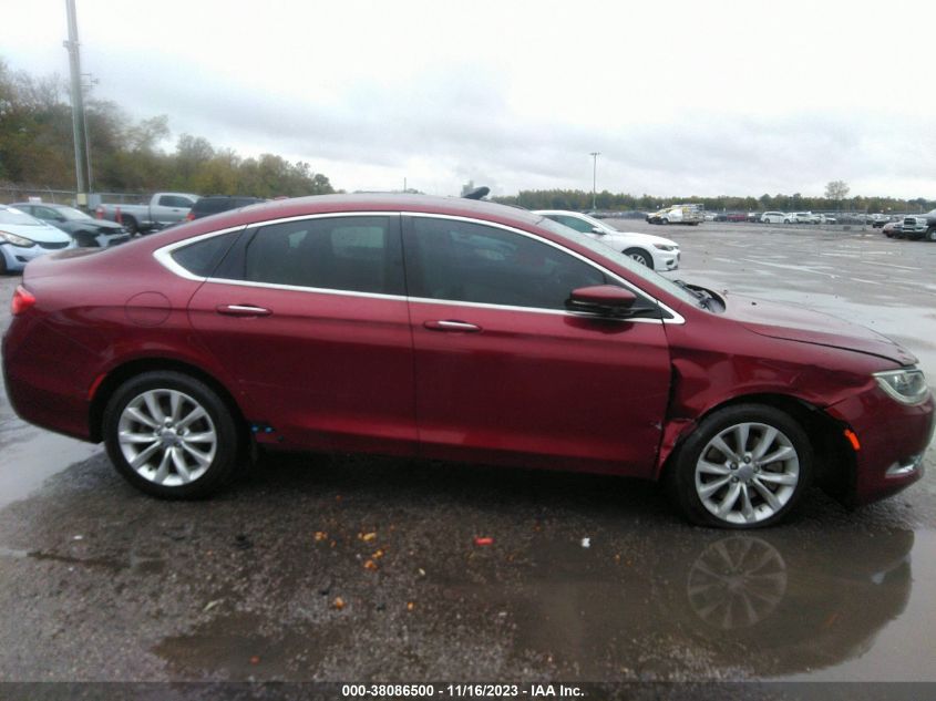2015 CHRYSLER 200 C - 1C3CCCCG2FN549052
