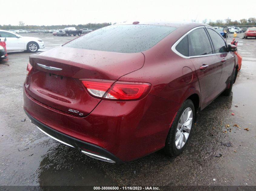 2015 CHRYSLER 200 C - 1C3CCCCG2FN549052