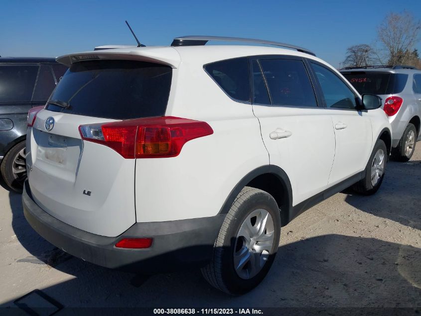 2013 TOYOTA RAV4 LE - JTMZFREV2DD009635