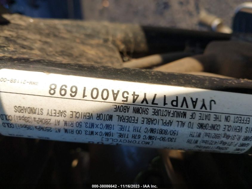2005 YAMAHA XV1700 A JYAVP17Y45A001698