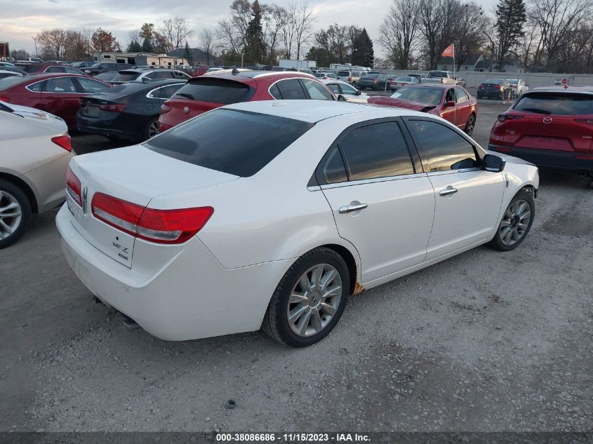 3LNHL2JC4CR830107 | 2012 LINCOLN MKZ