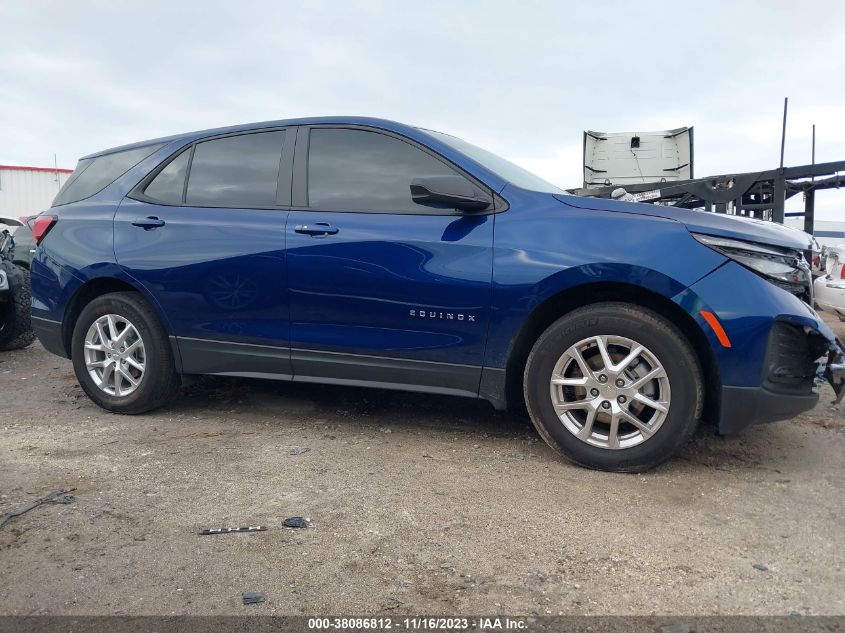 2022 CHEVROLET EQUINOX FWD LS - 3GNAXHEVXNS157867