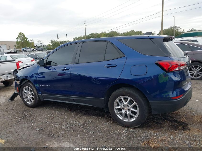 2022 CHEVROLET EQUINOX FWD LS - 3GNAXHEVXNS157867