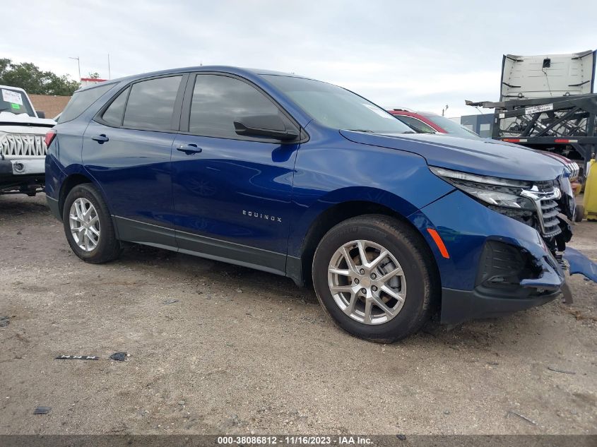 2022 CHEVROLET EQUINOX FWD LS - 3GNAXHEVXNS157867