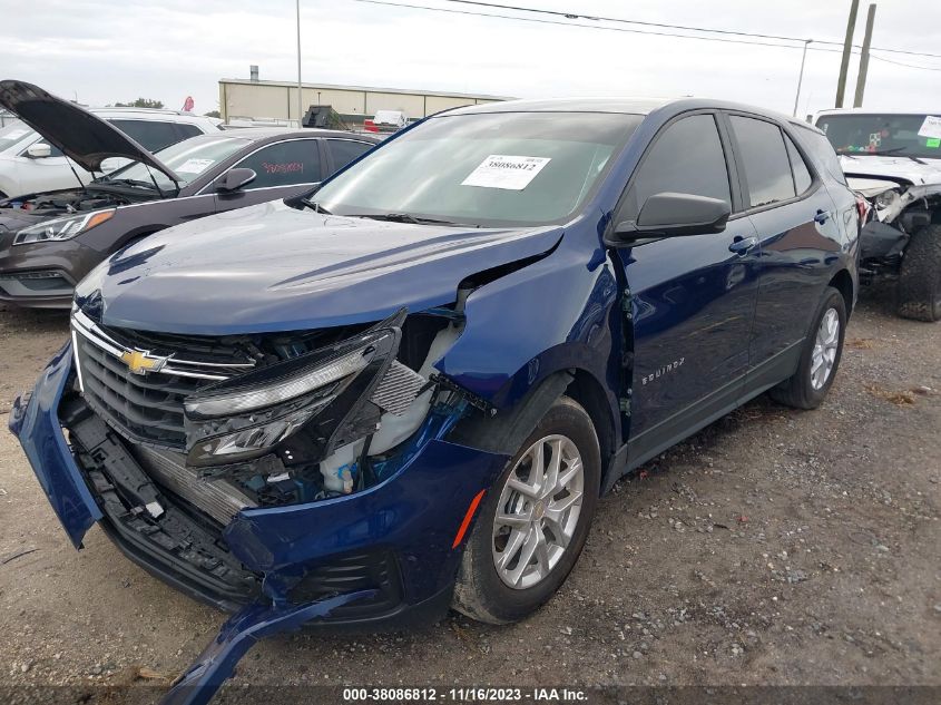 2022 CHEVROLET EQUINOX FWD LS - 3GNAXHEVXNS157867