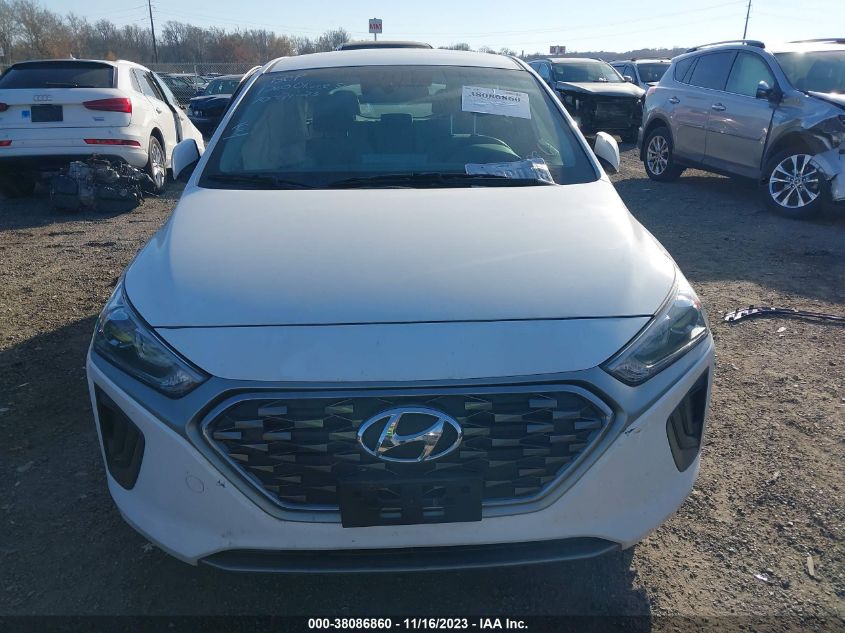 2022 HYUNDAI IONIQ HYBRID BLUE - KMHC65LC6NU284860