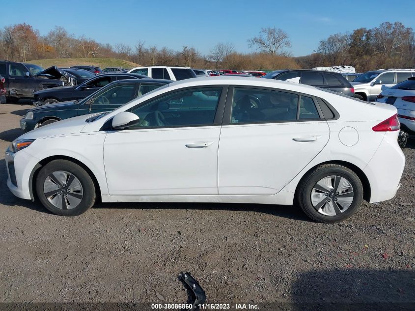 2022 HYUNDAI IONIQ HYBRID BLUE - KMHC65LC6NU284860