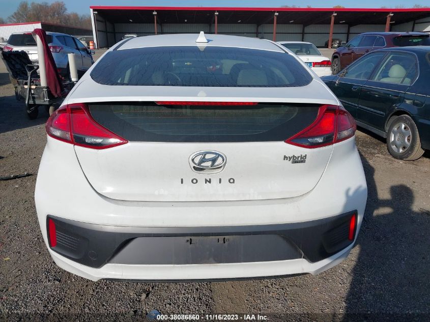 2022 HYUNDAI IONIQ HYBRID BLUE - KMHC65LC6NU284860