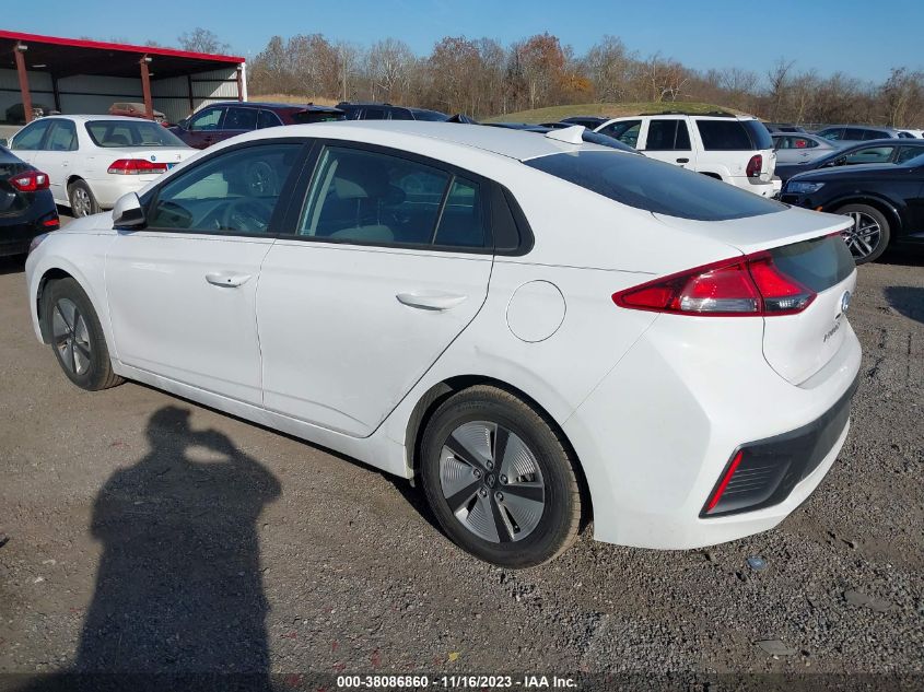 2022 HYUNDAI IONIQ HYBRID BLUE - KMHC65LC6NU284860