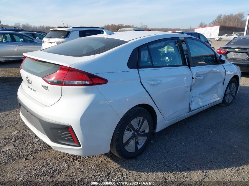 2022 HYUNDAI IONIQ HYBRID BLUE - KMHC65LC6NU284860