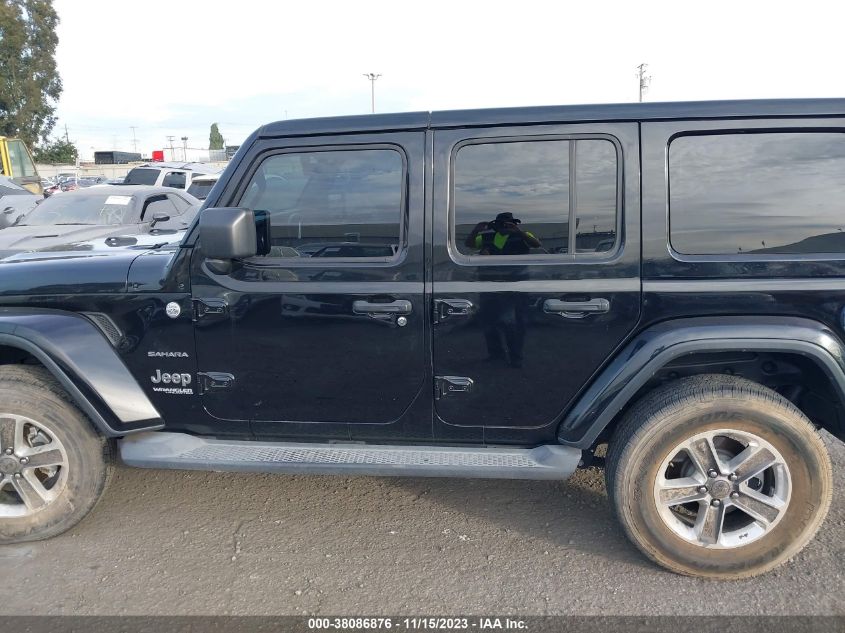2018 JEEP WRANGLER UNLIMITED SAHARA - 1C4HJXEG0JW191447