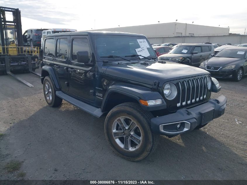 2018 JEEP WRANGLER UNLIMITED SAHARA - 1C4HJXEG0JW191447