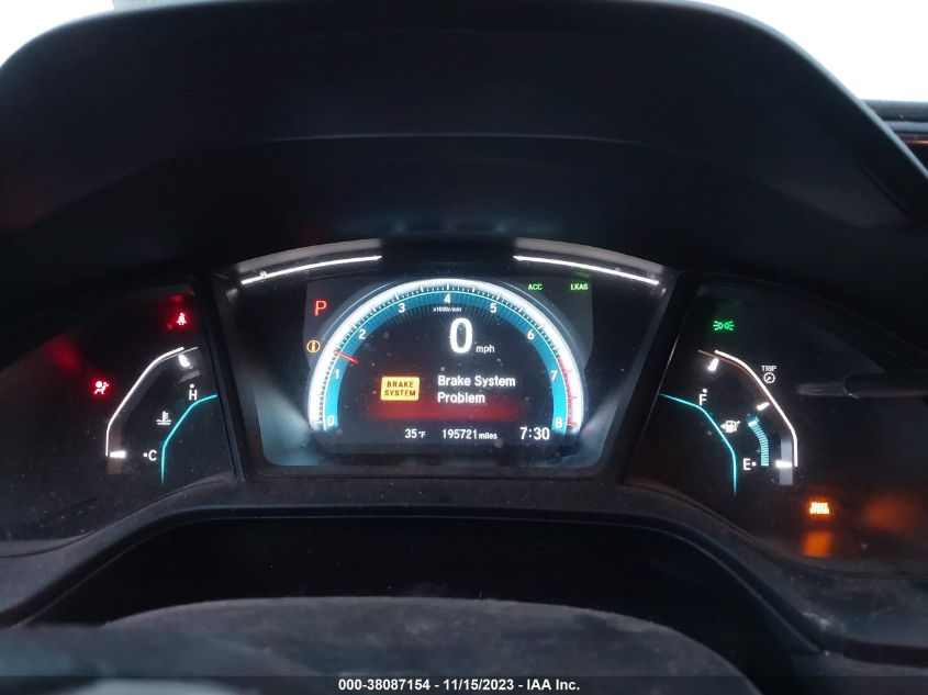 2019 HONDA CIVIC LX - 2HGFC2F69KH510372