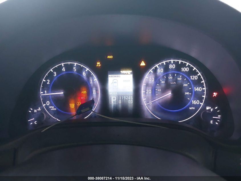 2013 INFINITI G37X - JN1CV6AR2DM756879
