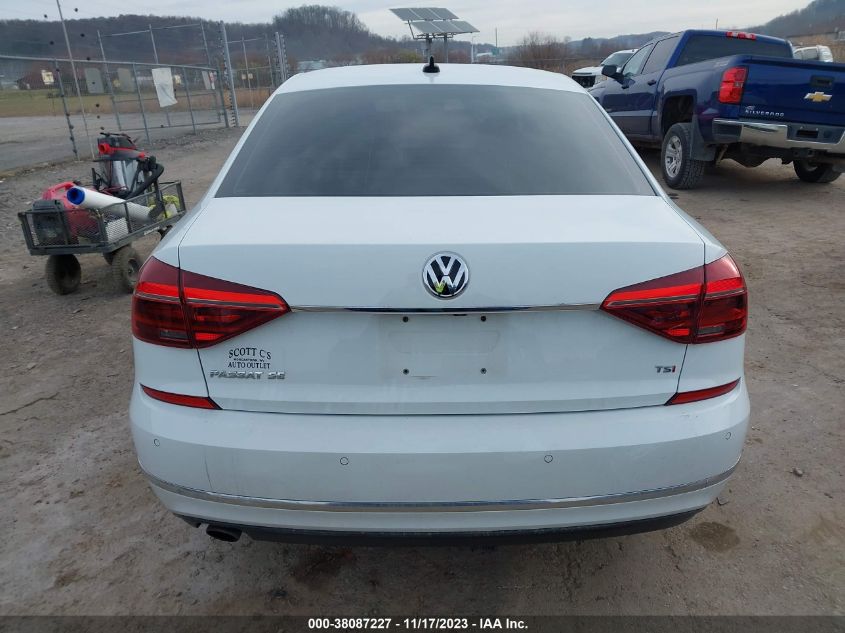 2017 VOLKSWAGEN PASSAT 1.8T SE - 1VWGT7A38HC037781