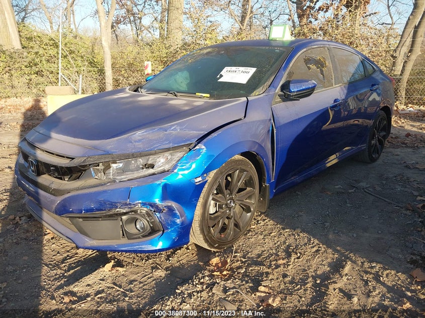 VIN 19XFC2F87LE029386 2020 HONDA CIVIC SPORT
