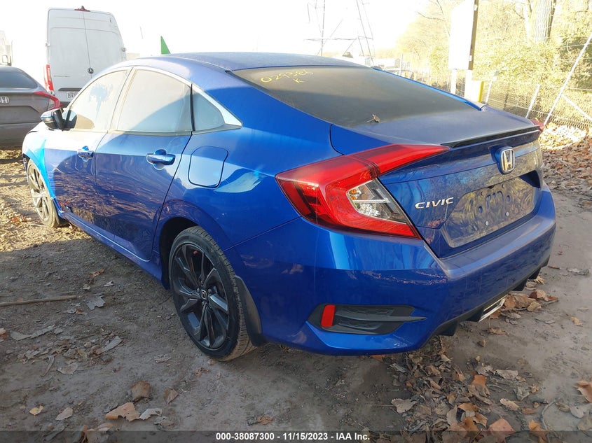VIN 19XFC2F87LE029386 2020 HONDA CIVIC SPORT