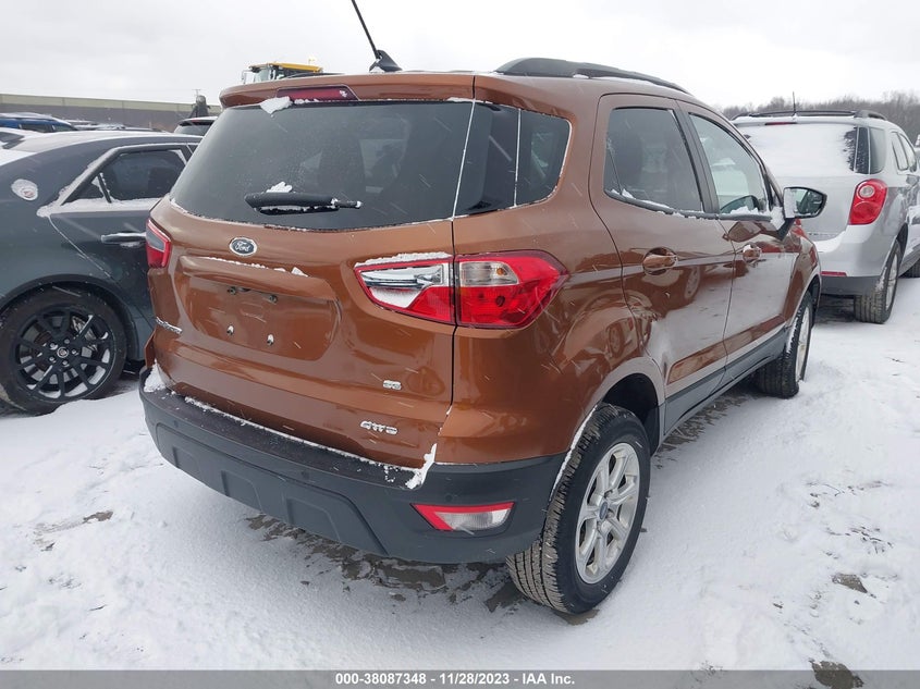 VIN MAJ6P1UL6JC170532 2018 FORD ECOSPORT SE