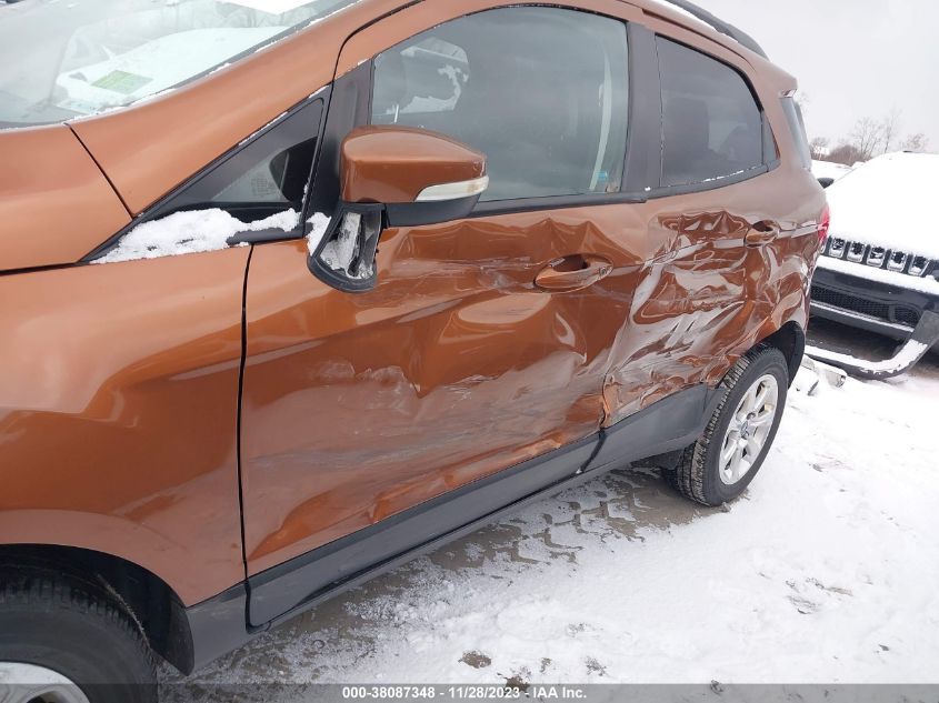 VIN MAJ6P1UL6JC170532 2018 FORD ECOSPORT SE