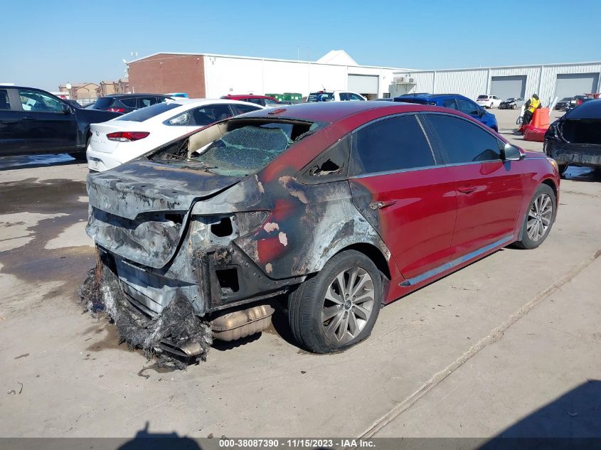 2016 HYUNDAI SONATA SPORT/LIMITED - 5NPE34AF5GH420454