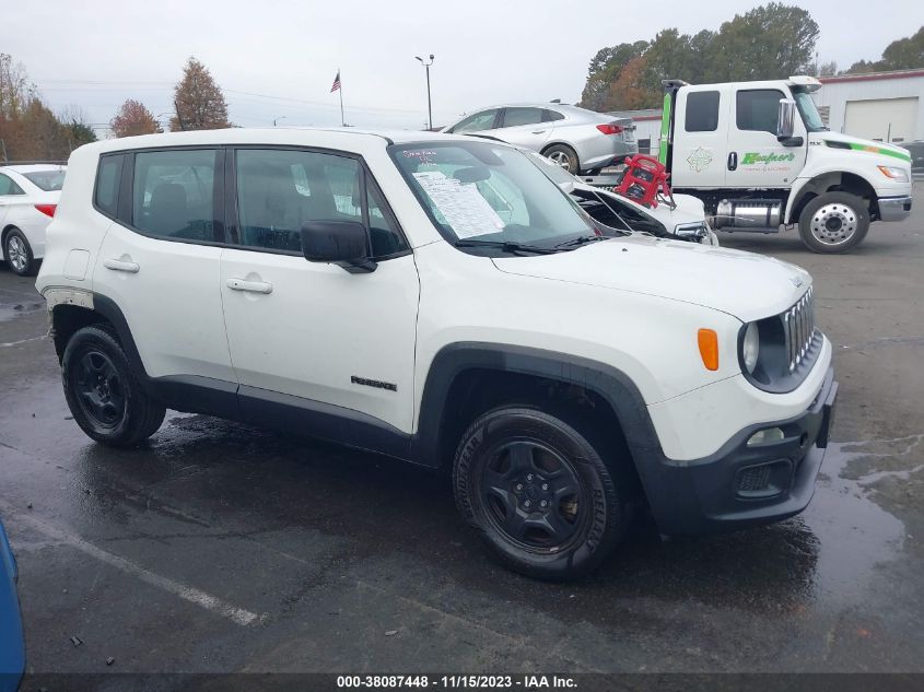2016 JEEP RENEGADE SPORT - ZACCJBATXGPD34412