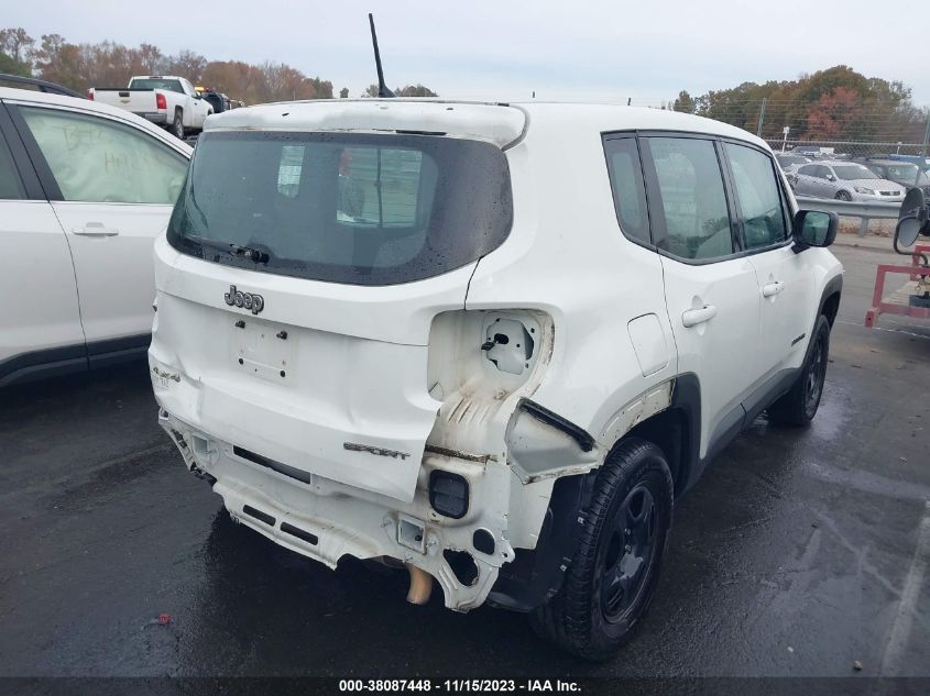 2016 JEEP RENEGADE SPORT - ZACCJBATXGPD34412
