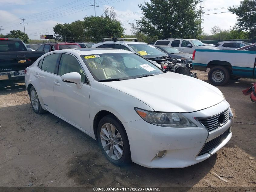 2013 LEXUS ES 300H HYBRID - JTHBW1GG7D2009125