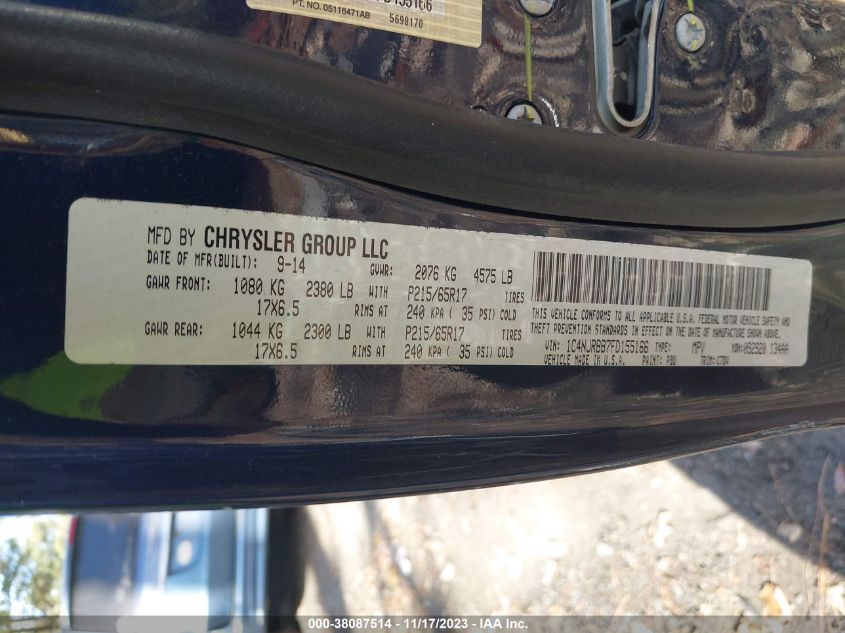 2015 JEEP PATRIOT SPORT - 1C4NJRBB7FD155166