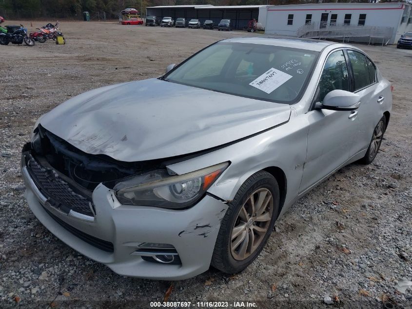 2015 INFINITI Q50 PREMIUM/SPORT - JN1BV7AP9FM347443