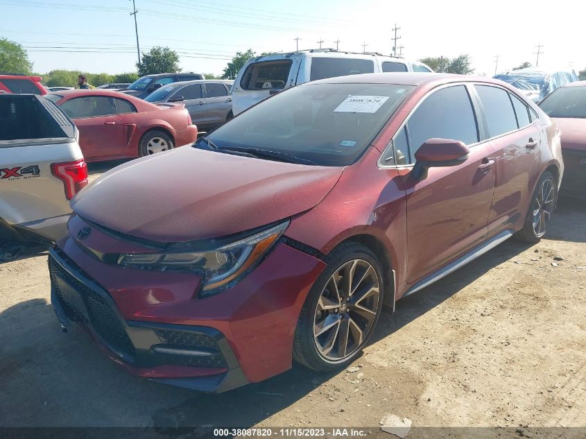 2022 TOYOTA COROLLA SE/NIGHT SHADE - 5YFS4MCEXNP121241