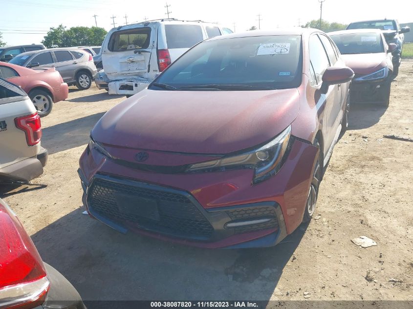 2022 TOYOTA COROLLA SE/NIGHT SHADE - 5YFS4MCEXNP121241