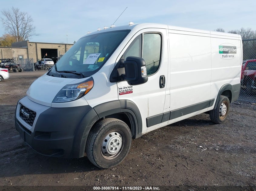 VIN 3C6LRVAG1ME568533 2021 RAM PROMASTER 1500 LOW ROOF 136" WB