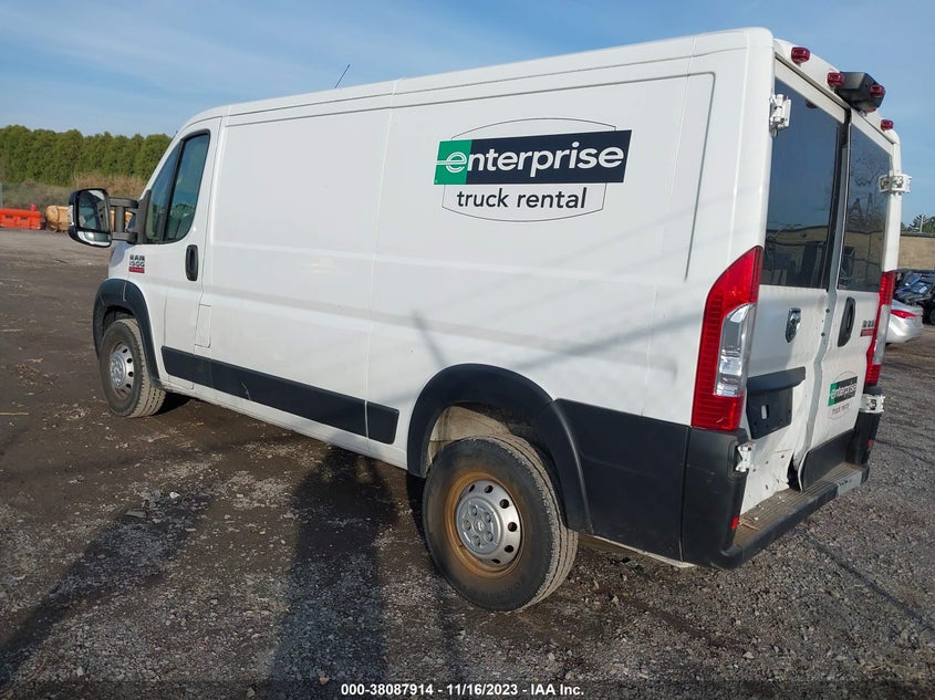 VIN 3C6LRVAG1ME568533 2021 RAM PROMASTER 1500 LOW ROOF 136" WB
