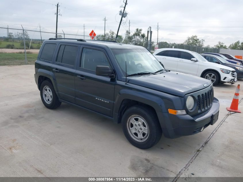 2014 JEEP PATRIOT SPORT - 1C4NJPBA3ED812331