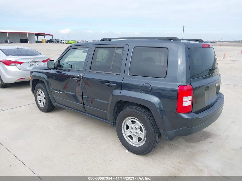 2014 JEEP PATRIOT SPORT - 1C4NJPBA3ED812331