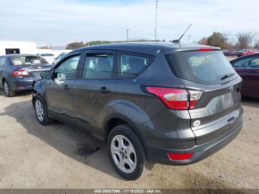 2018 FORD ESCAPE S - 1FMCU0F7XJUD60601