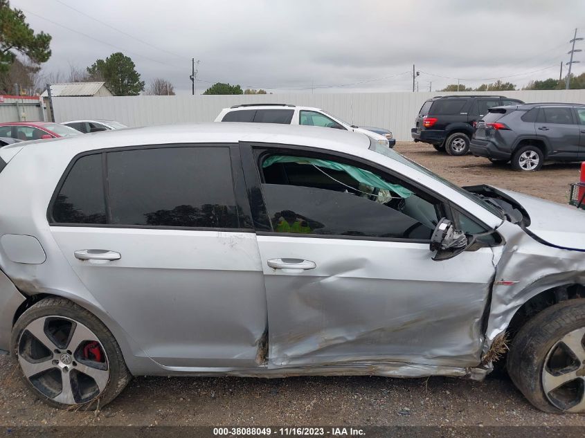 2015 VOLKSWAGEN GOLF GTI 2.0T S 4-DOOR - 3VW5T7AU7FM084845