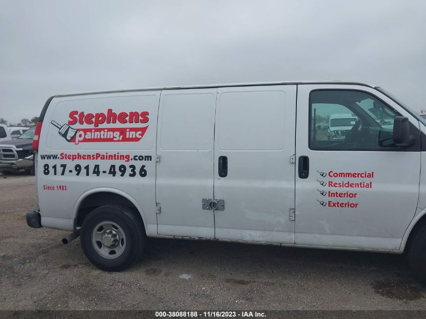 2014 CHEVROLET EXPRESS 2500 WORK VAN 1GCWGFCA9E1141888