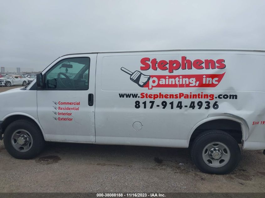 2014 CHEVROLET EXPRESS 2500 WORK VAN 1GCWGFCA9E1141888