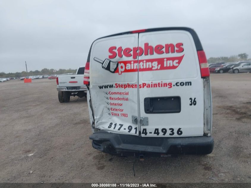 2014 CHEVROLET EXPRESS 2500 WORK VAN 1GCWGFCA9E1141888