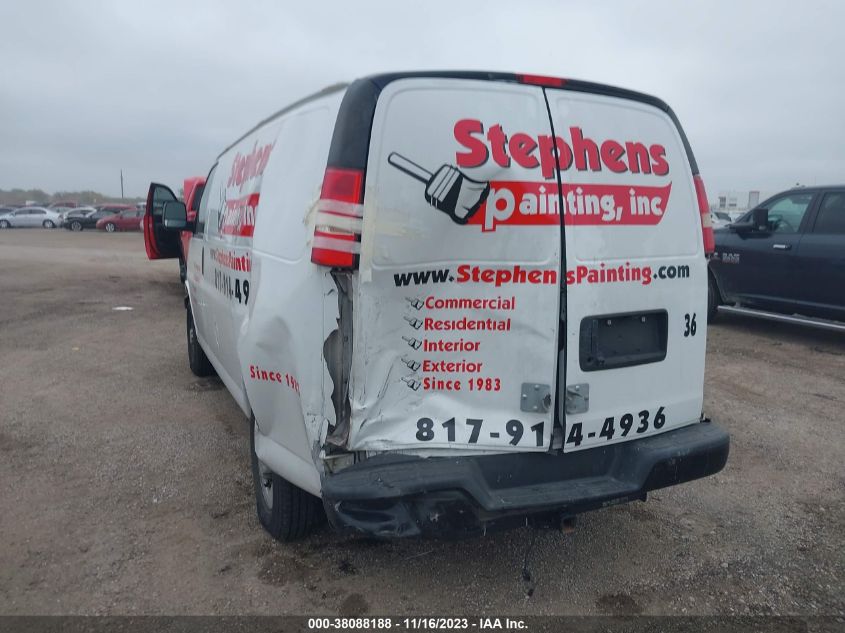 2014 CHEVROLET EXPRESS 2500 WORK VAN 1GCWGFCA9E1141888