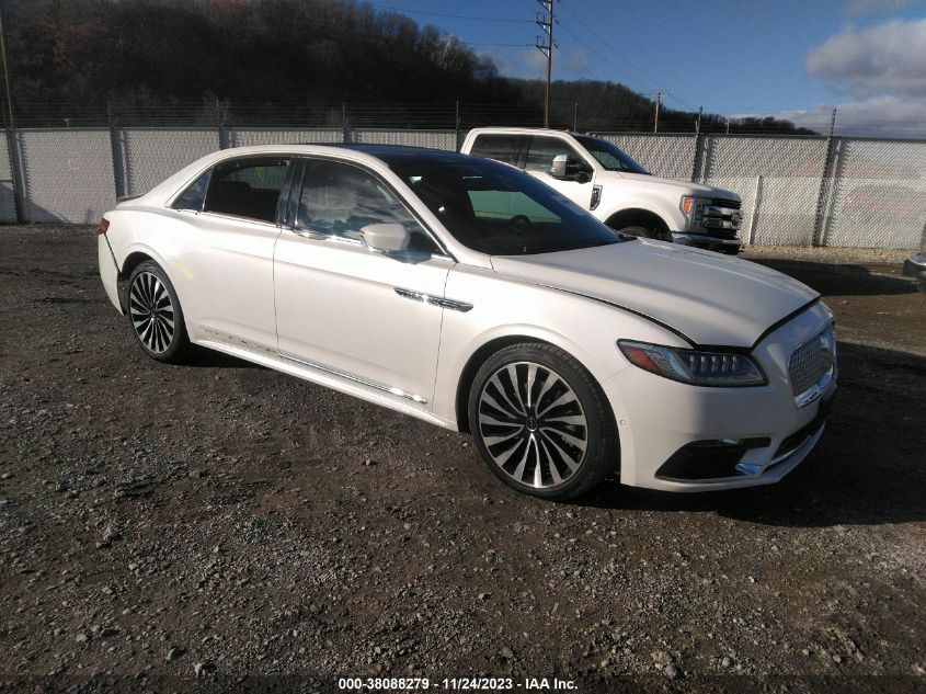 1LN6L9BC2H5617360 LINCOLN CONTINENTAL BLACK LABEL 2017