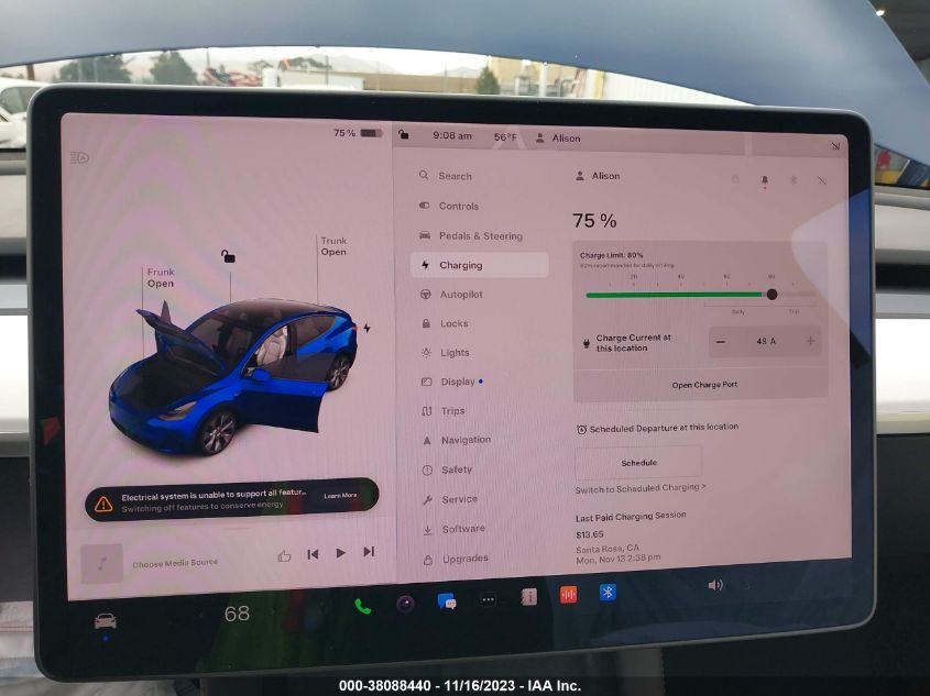 2021 TESLA MODEL Y - 5YJYGDEE4MF240587